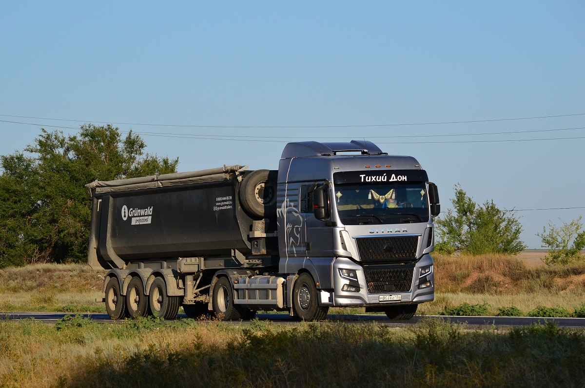 Волгоградская область, № М 803 ХО 134 — Sitrak C7H ZZ4186 MAX