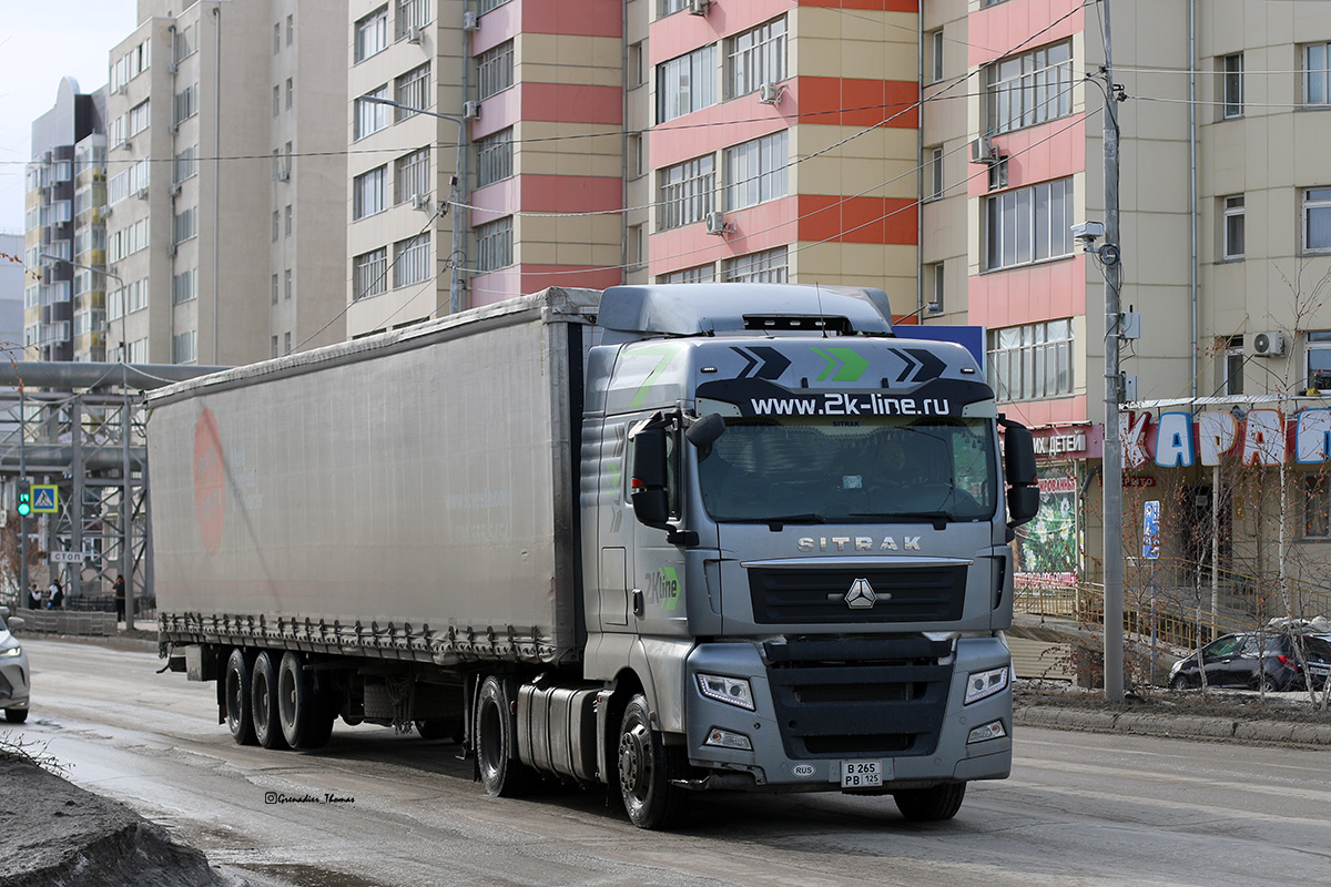Приморский край, № В 265 РВ 125 — Sitrak C7H ZZ4186
