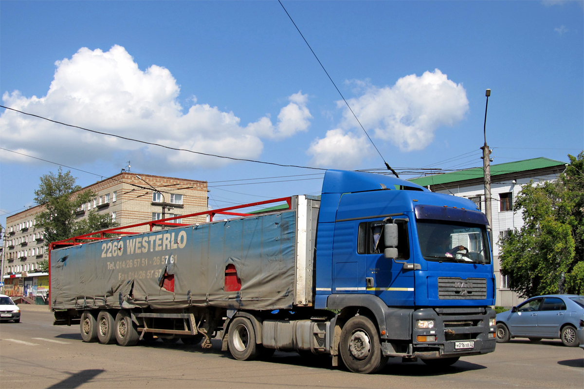 Алтайский край, № Н 016 ХВ 22 — MAN TGA (общая модель)