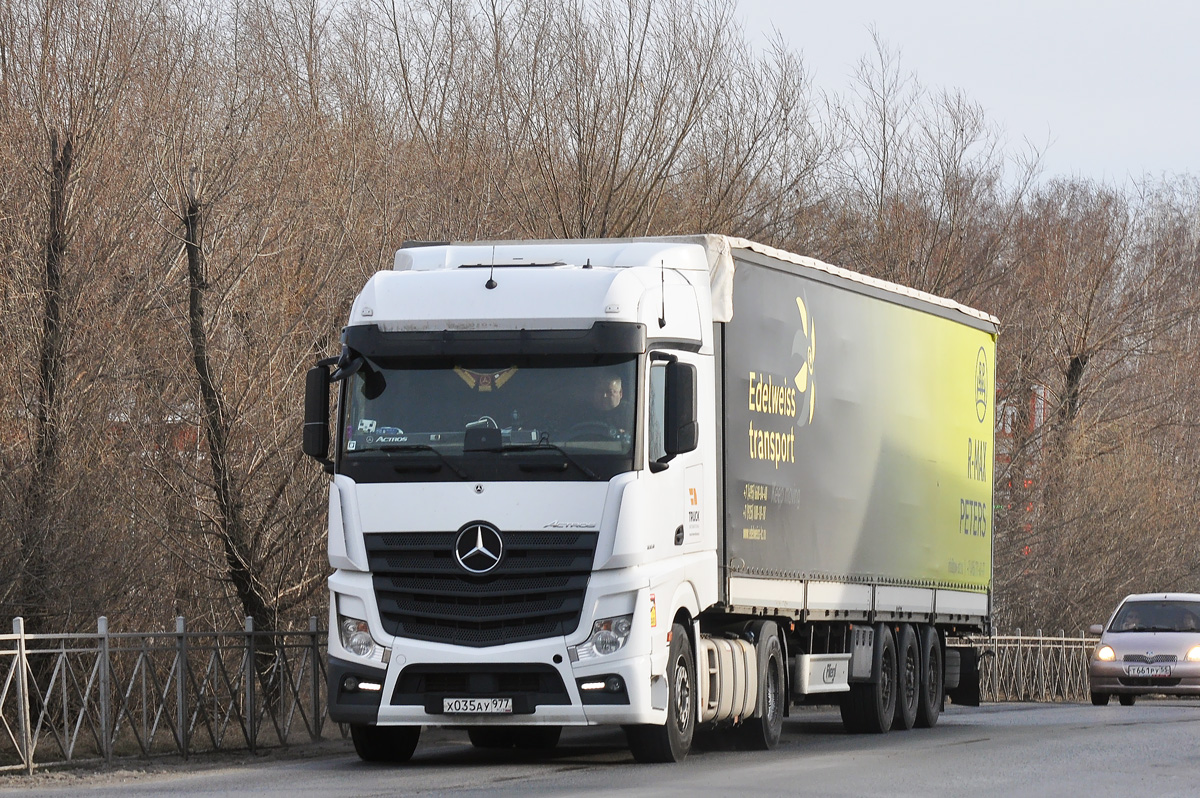 Москва, № Х 035 АУ 977 — Mercedes-Benz Actros ('2018)