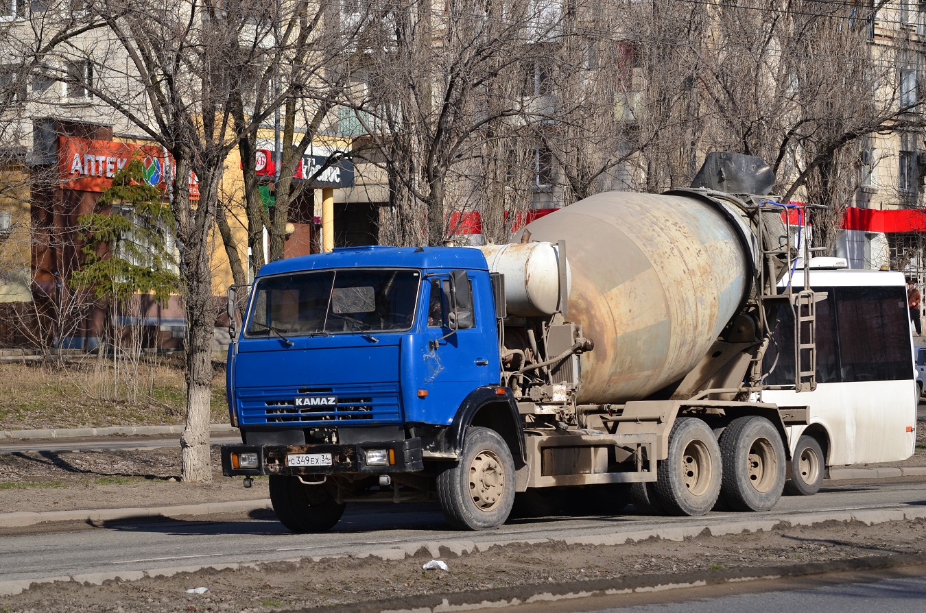 Волгоградская область, № С 349 ЕХ 34 — КамАЗ-53229-15 [53229R]