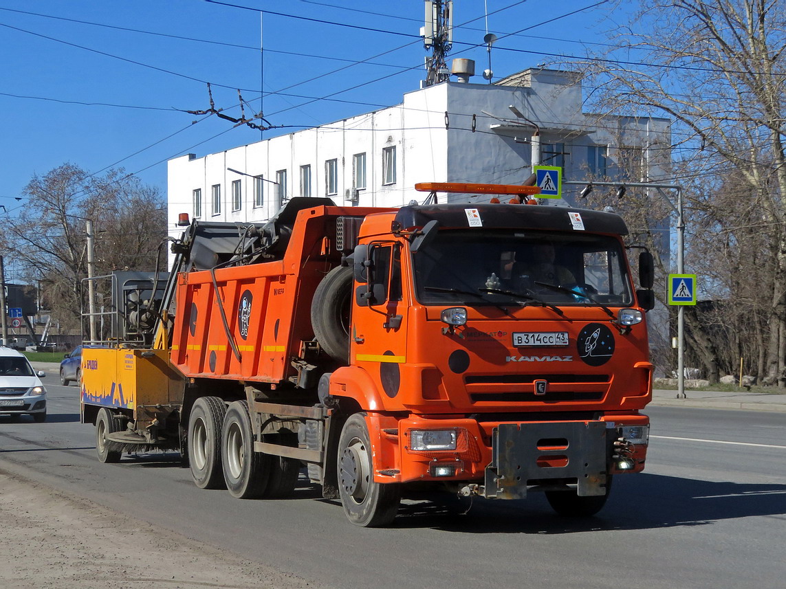 Кировская область, № В 314 СС 43 — КамАЗ-65115-A5(48)