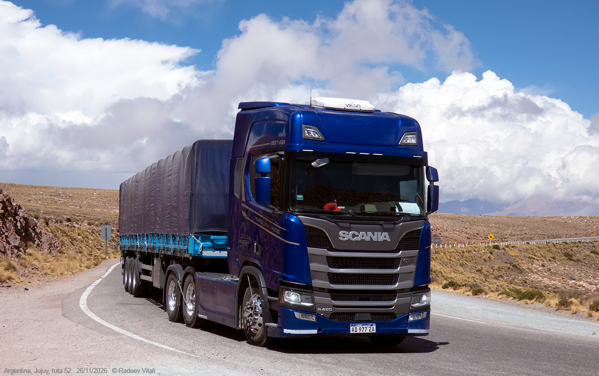 Аргентина, № AD 977 ZA — Scania ('2016) R450
