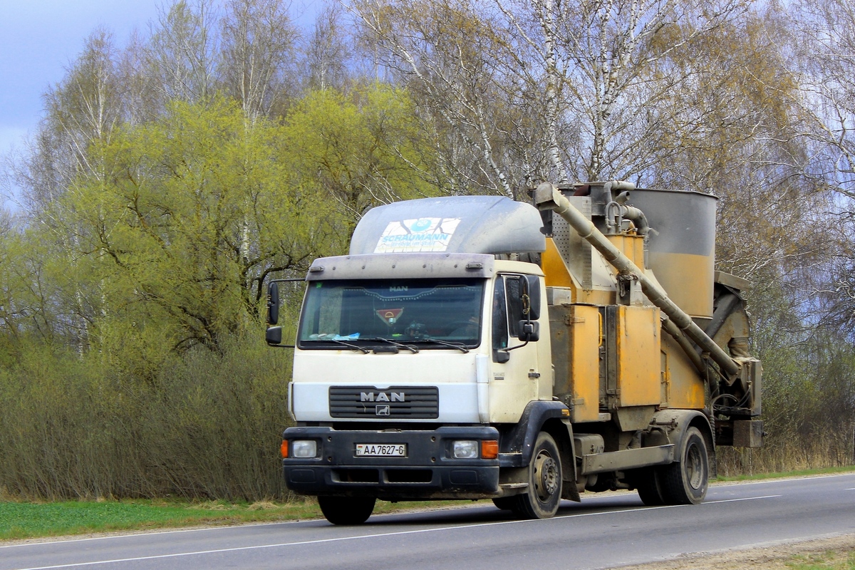 Могилёвская область, № АА 7627-6 — MAN LE (общая модель)