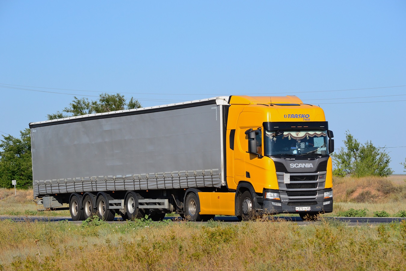 Тверская область, № Р 375 ТА 69 — Scania ('2016) R440