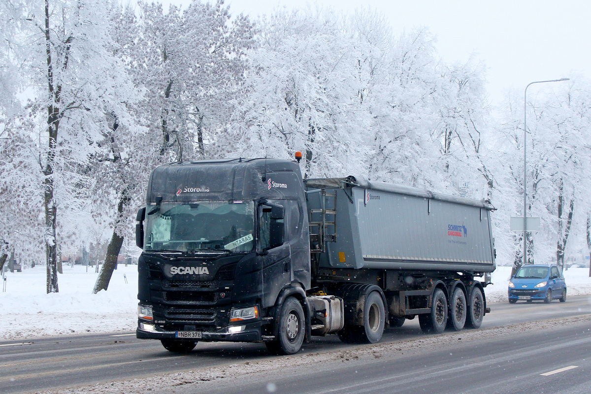 Литва, № NBR 376 — Scania ('2016) G450