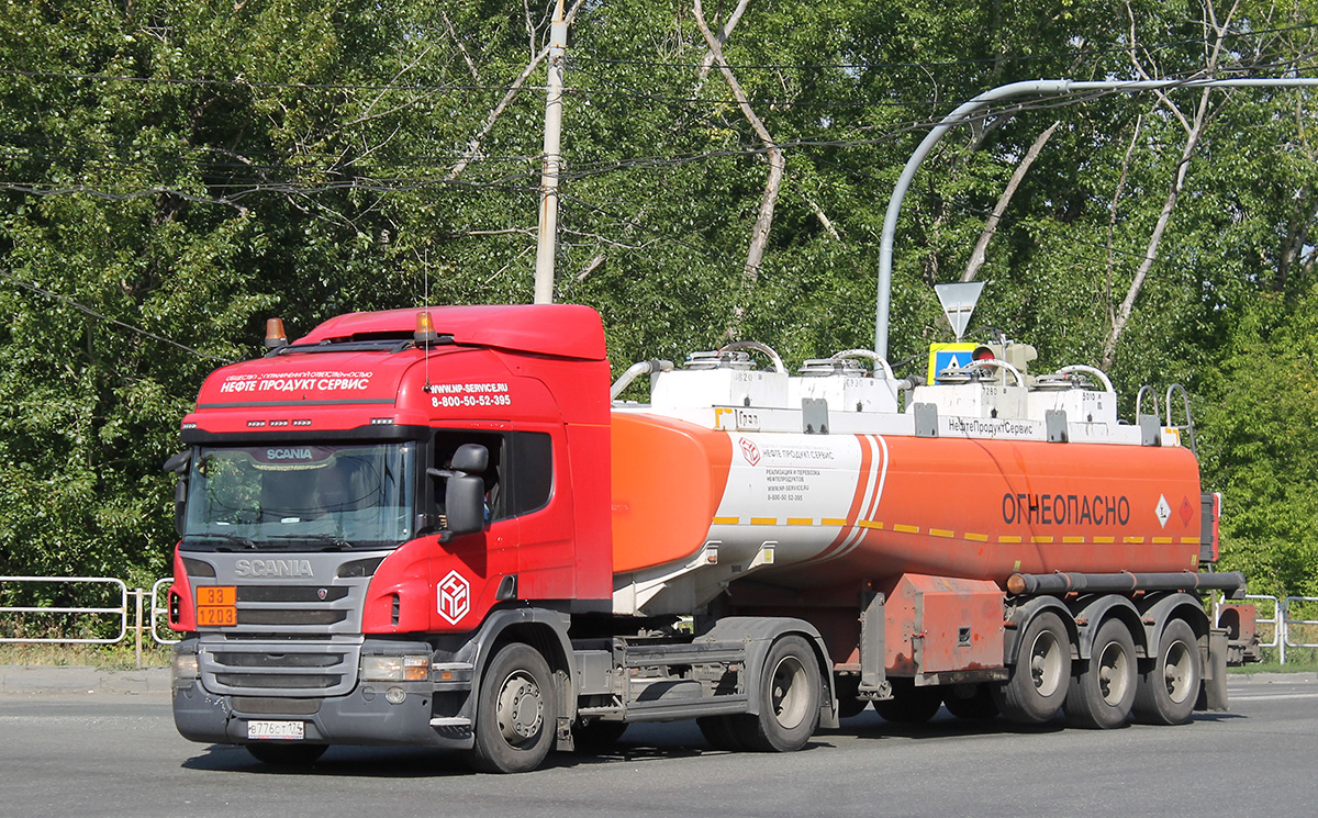 Челябинская область, № В 776 СТ 174 — Scania ('2011) P400