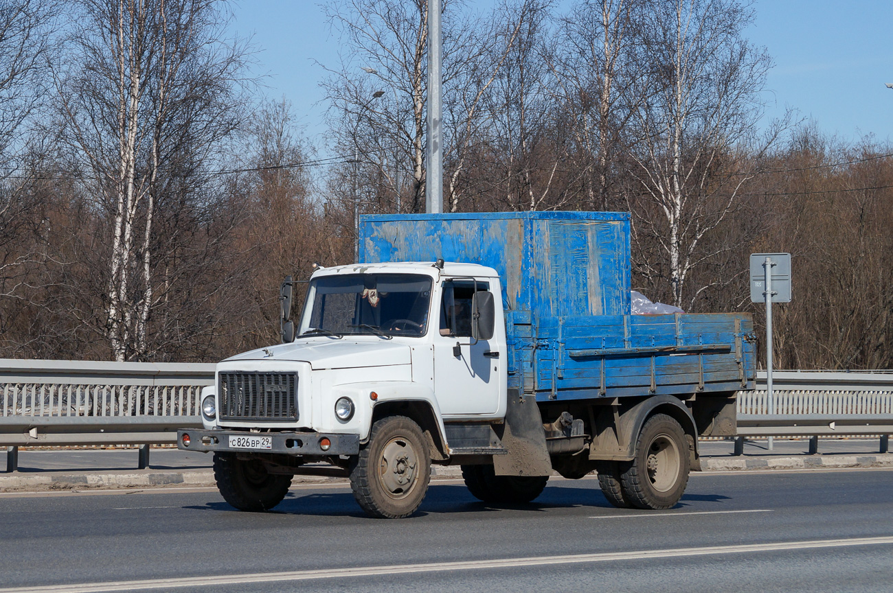 Архангельская область, № С 826 ВР 29 — ГАЗ-3307
