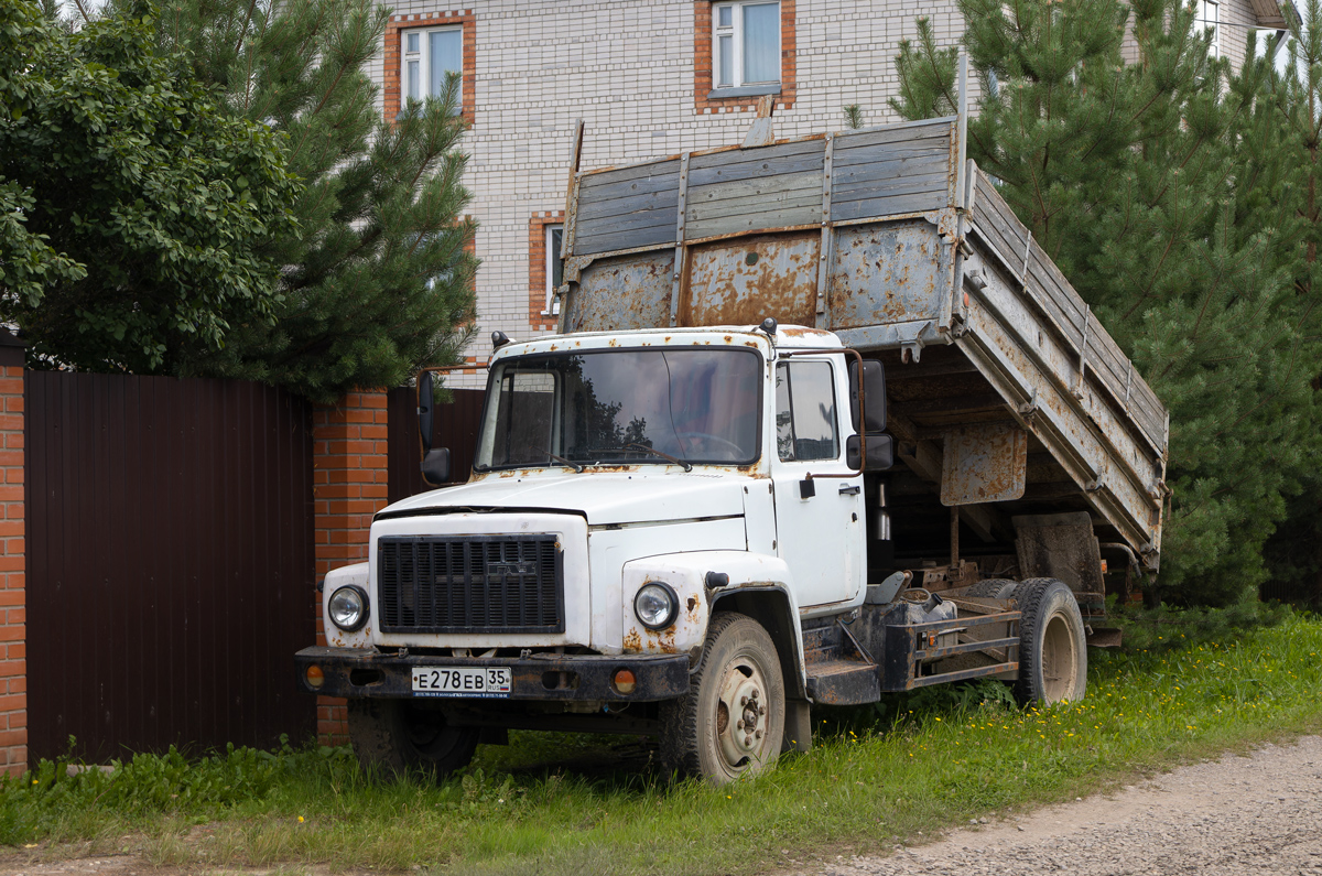 Вологодская область, № Е 278 ЕВ 35 — ГАЗ-3309