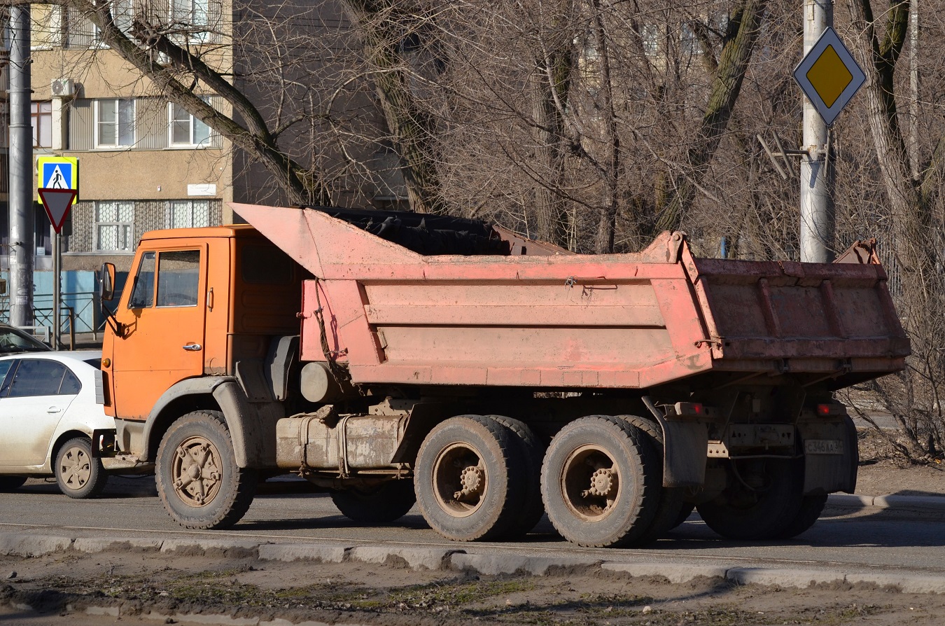 Волгоградская область, № С 346 АА 34 — КамАЗ-55111 [551110]