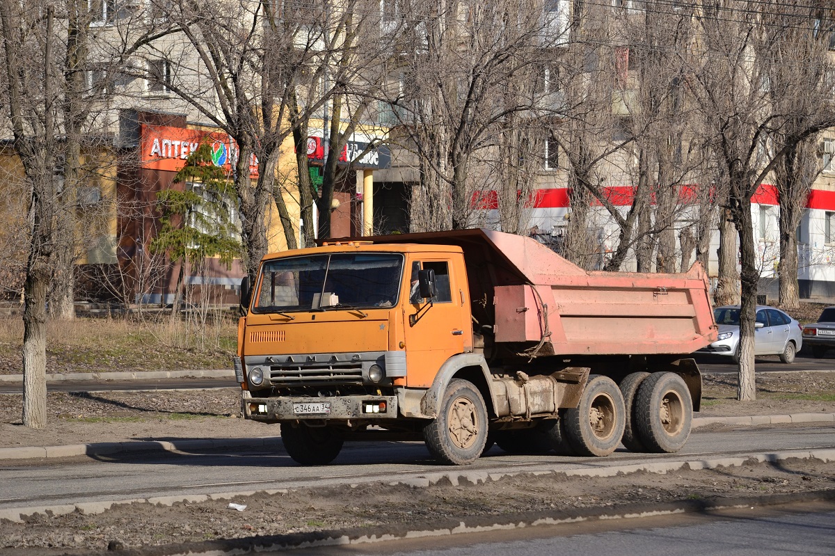 Волгоградская область, № С 346 АА 34 — КамАЗ-55111 [551110]