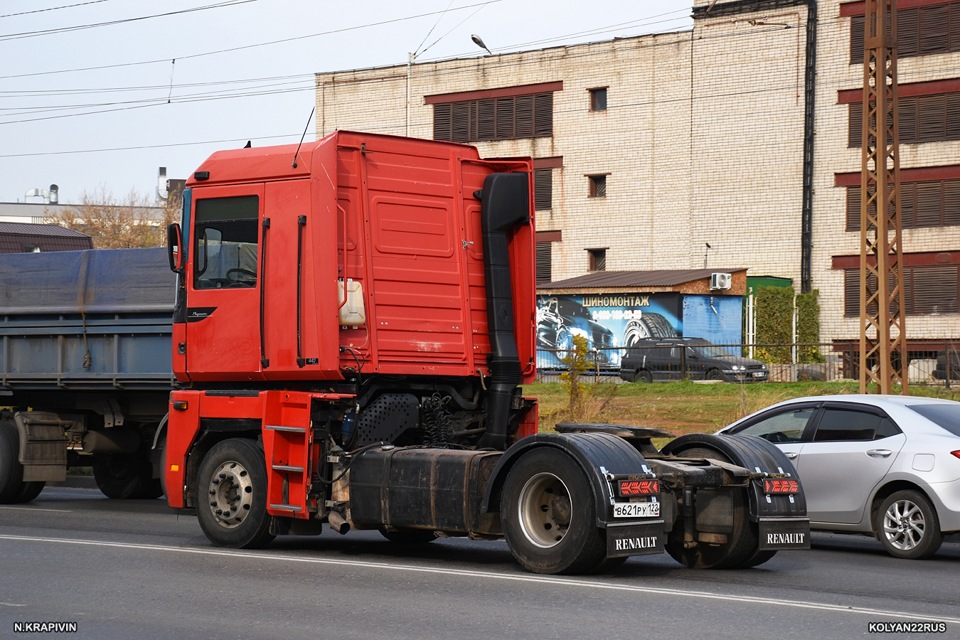 Алтайский край, № В 621 РУ 122 — Renault Magnum Integral ('1997)