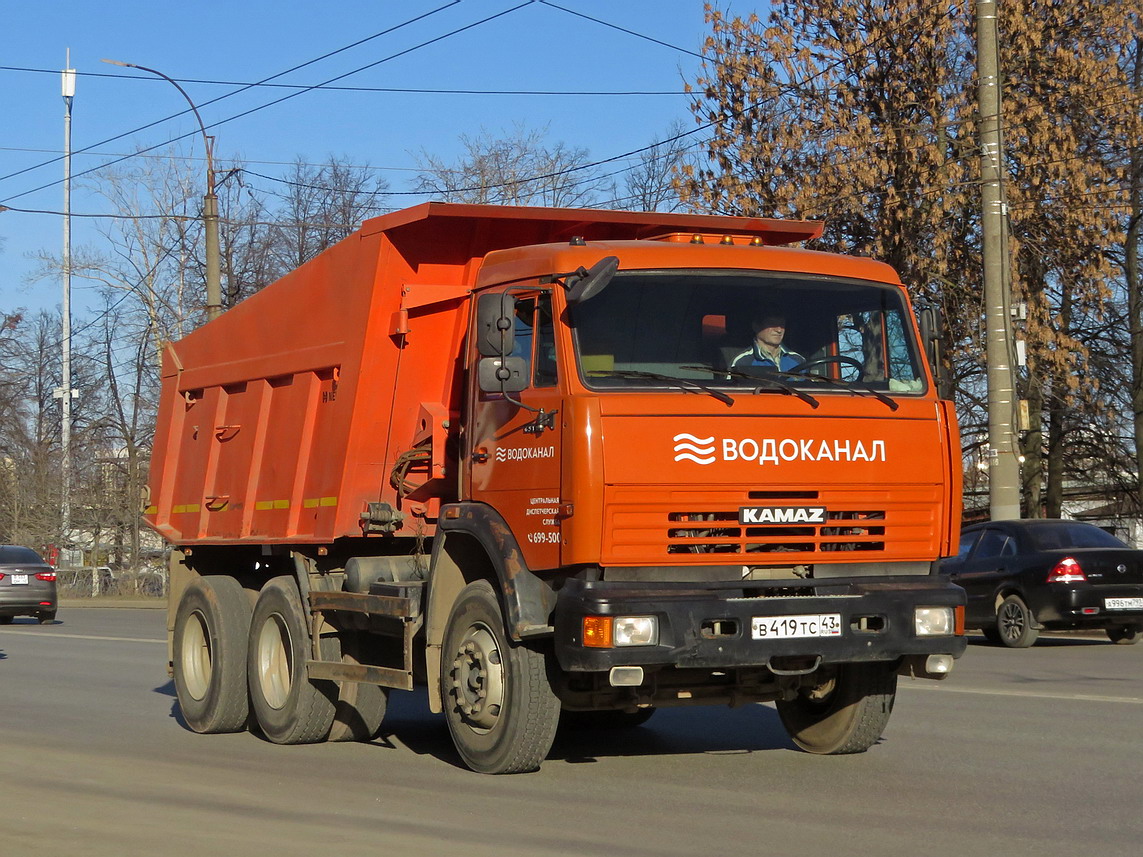 Кировская область, № В 419 ТС 43 — КамАЗ-65115 (общая модель)