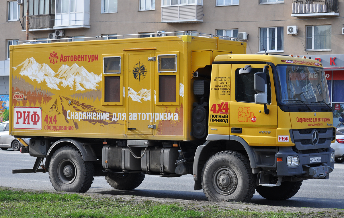 Омская область, № Х 176 СК 55 — Mercedes-Benz Actros ('2009)