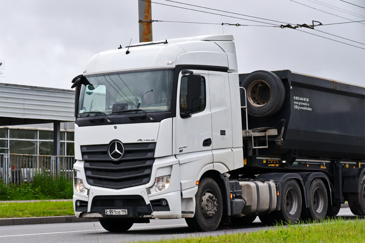 Санкт-Петербург, № С 991 ОЕ 198 — Mercedes-Benz Actros ('2022) [LRD]