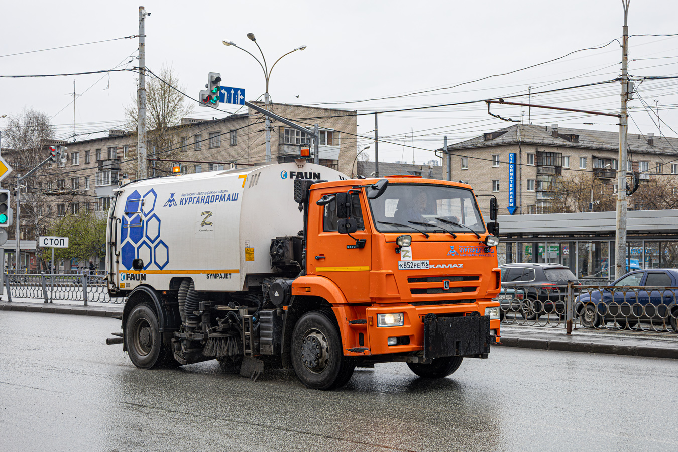 Свердловская область, № К 852 РЕ 196 — КамАЗ-53605-A5(48)