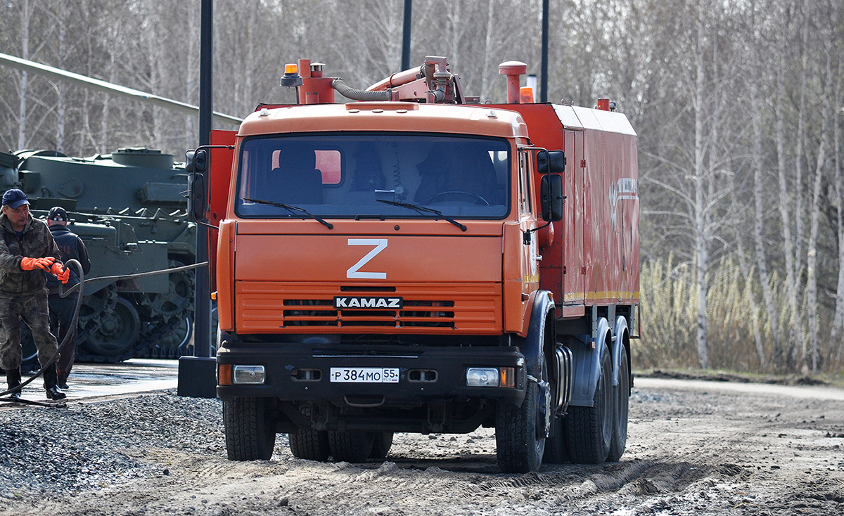 Омская область, № Р 384 МО 55 — КамАЗ-65115-62