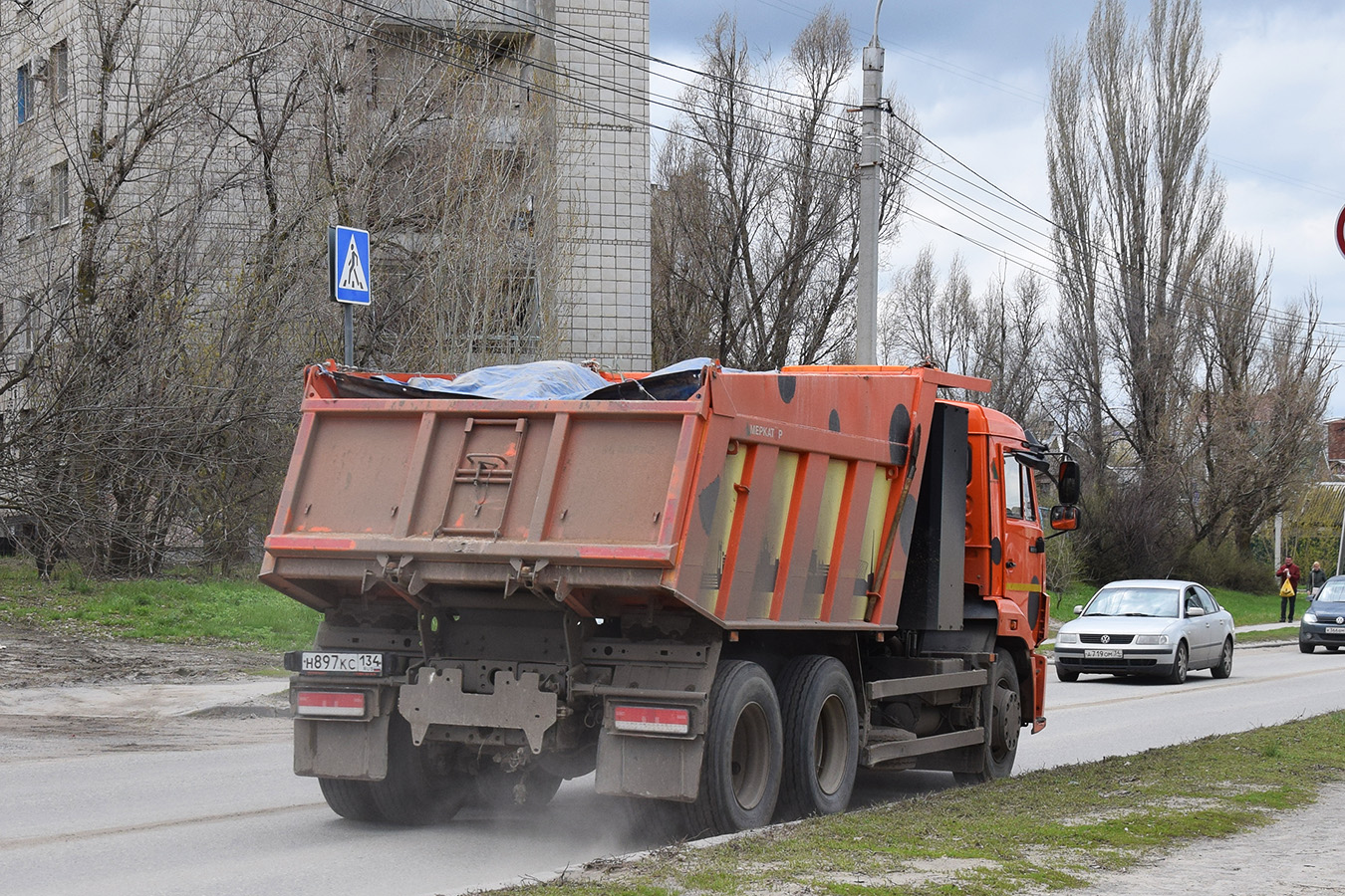 Волгоградская область, № Н 897 КС 134 — КамАЗ-65115-37
