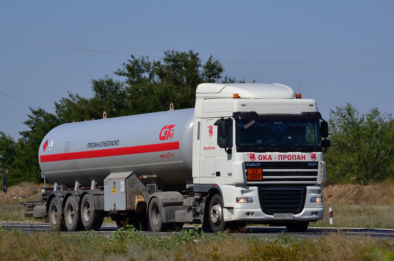 Нижегородская область, № М 705 НЕ 152 — DAF XF105 FT