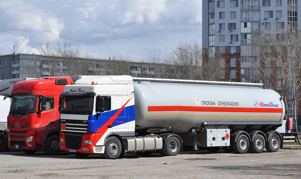 Новосибирская область, № Х 611 ВМ 154 — DAF XF105 FT