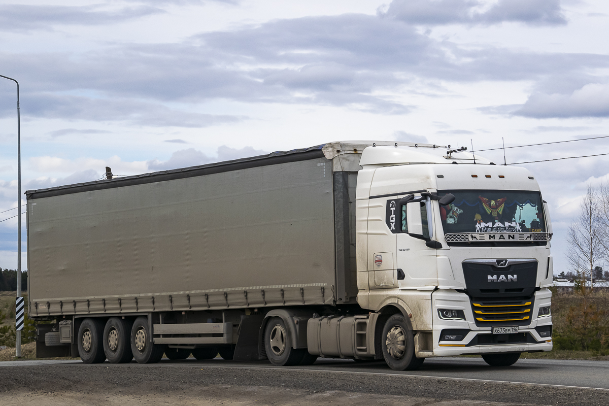 Свердловская область, № Х 675 ВР 196 — MAN TGX ('2020) 18.480