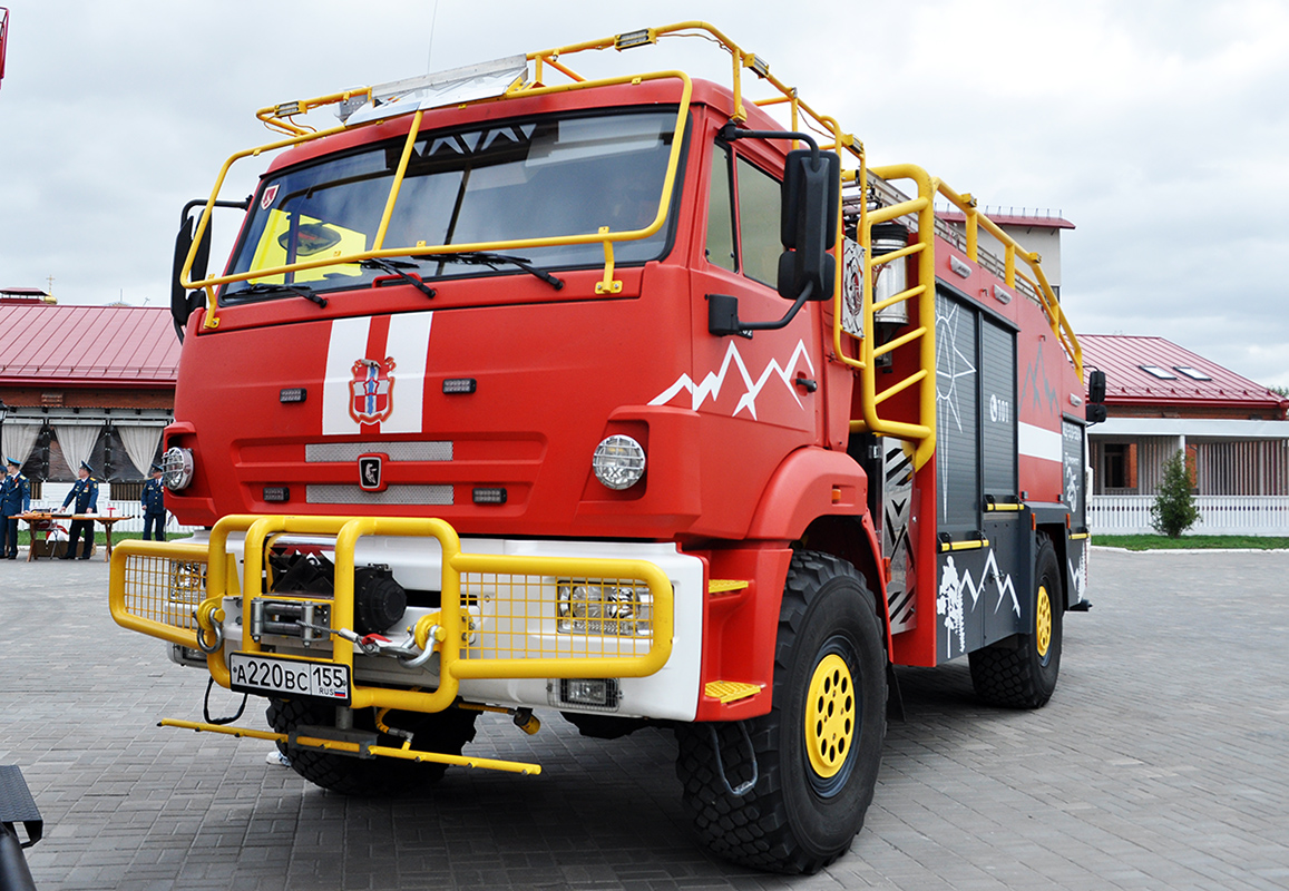 Омская область, № А 220 ВС 155 — КамАЗ-43502-D5(66)