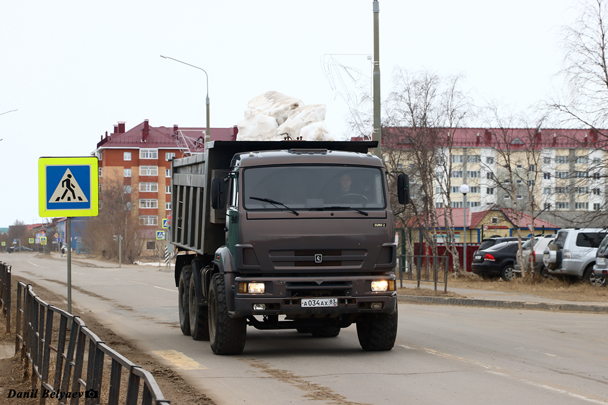 Ненецкий автономный округ, № А 034 АХ 83 — КамАЗ-6520 (общая модель)