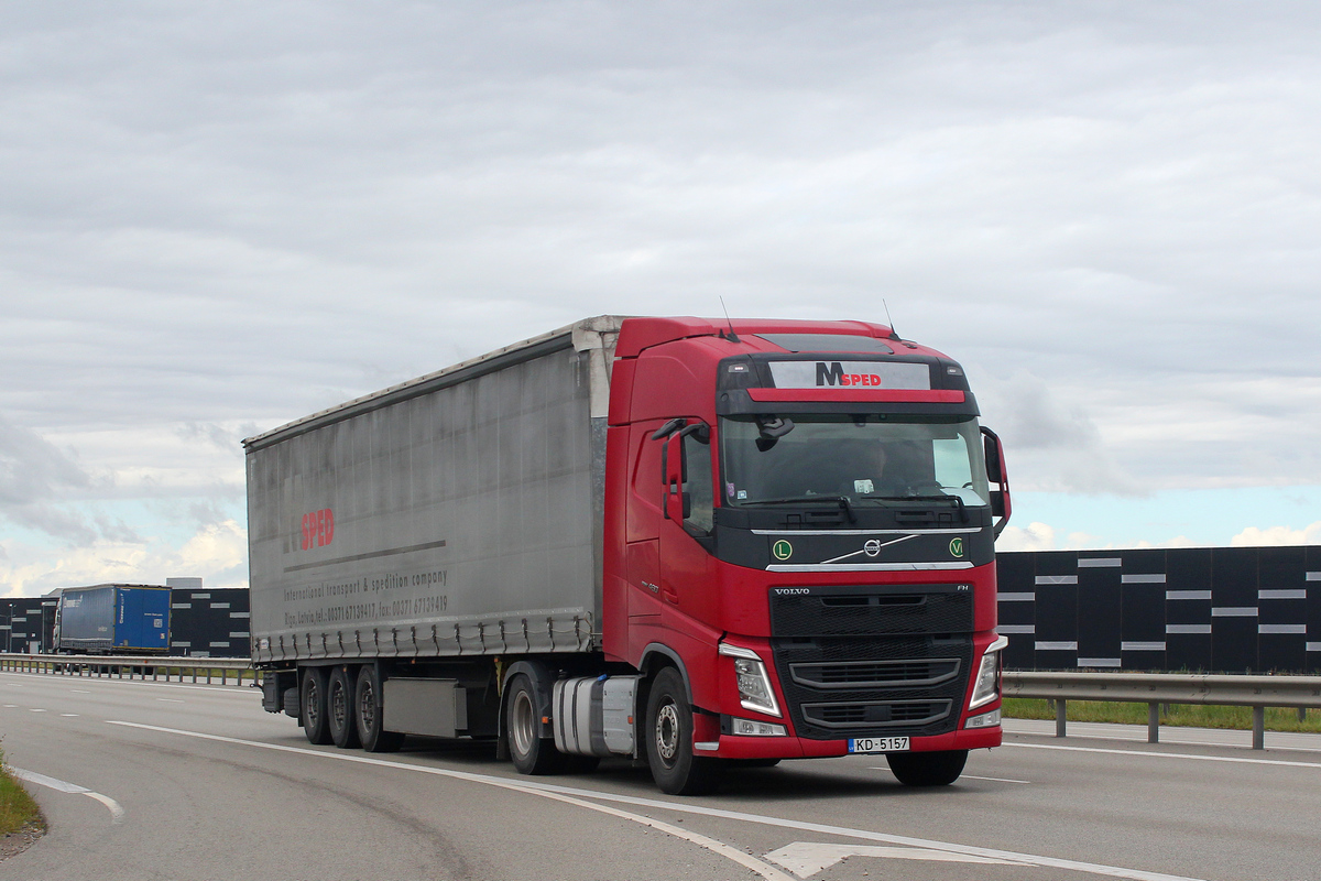 Латвия, № KD-5157 — Volvo ('2012) FH.460