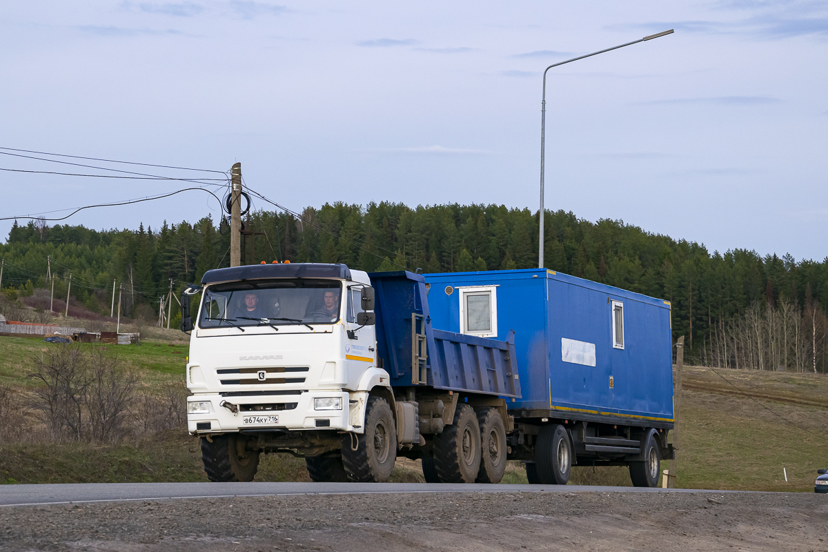 Татарстан, № В 674 КУ 716 — КамАЗ-43118-50