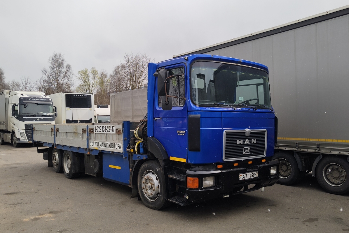 Минск, № АТ 1199-7 — MAN F8 (общая модель)