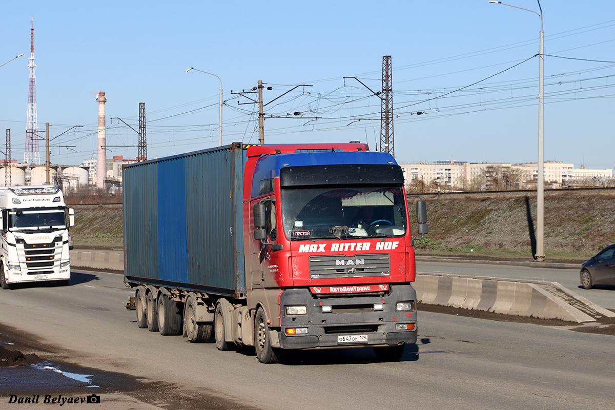 Челябинская область, № О 647 ОК 174 — MAN TGA 18.430