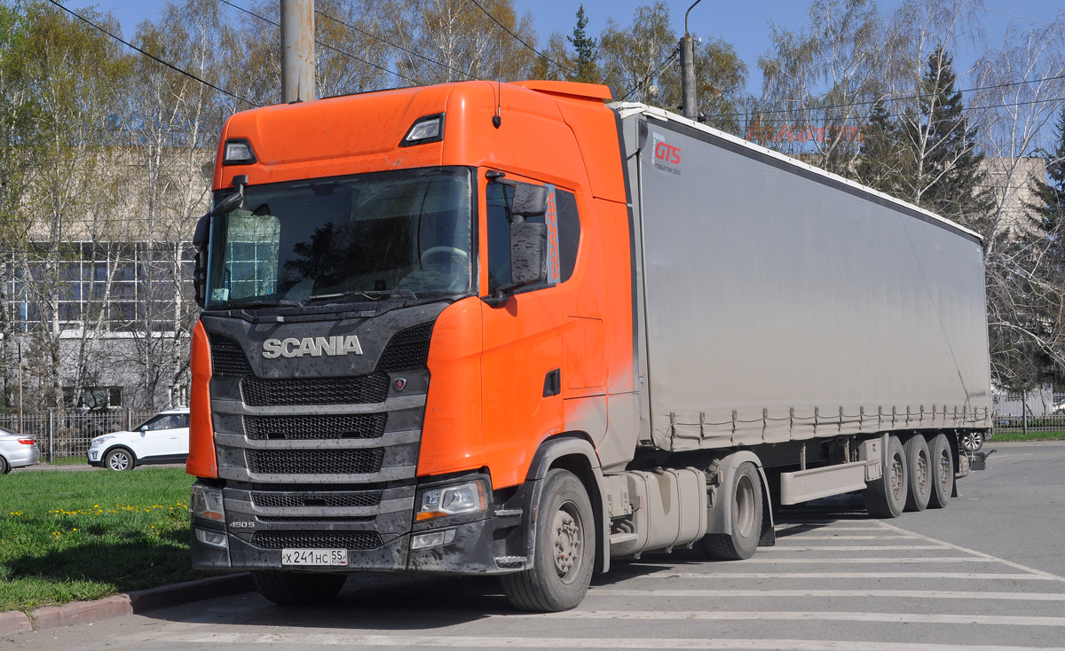 Омская область, № Х 241 НС 55 — Scania ('2016) S450