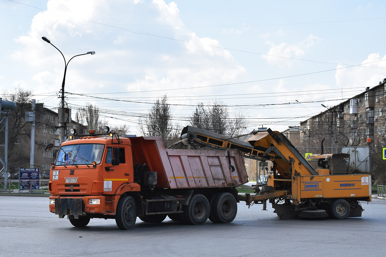 Волгоградская область, № 1032 — КамАЗ-65115-N3(78)