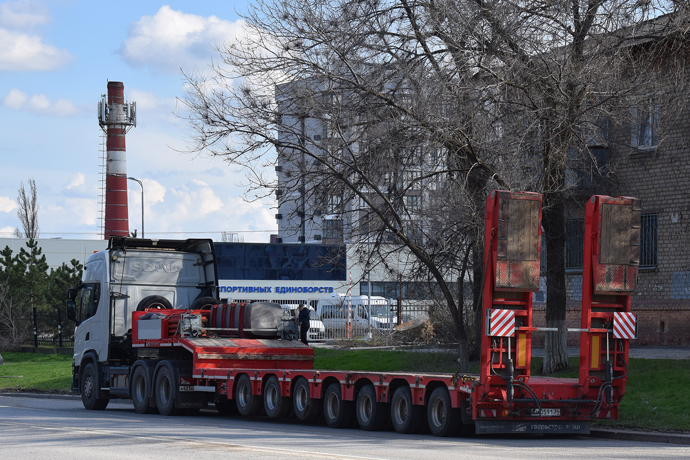 Волгоградская область, № ЕМ 0591 34 — Спецприцеп (общая модель)
