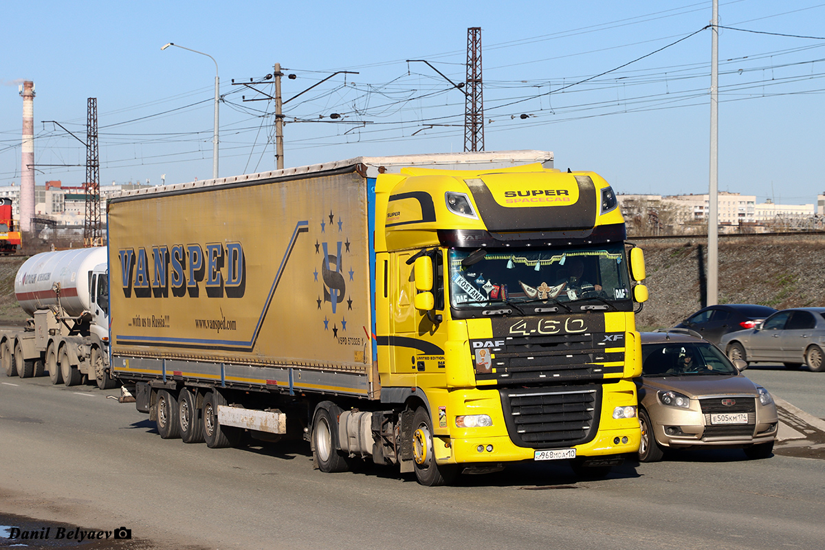 Костанайская область, № 967 МОА 10 — DAF XF105 FT
