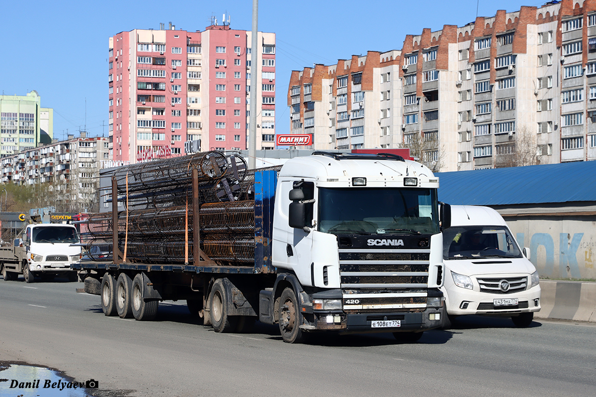 Челябинская область, № Е 108 ЕТ 774 — Scania ('1996, общая модель)
