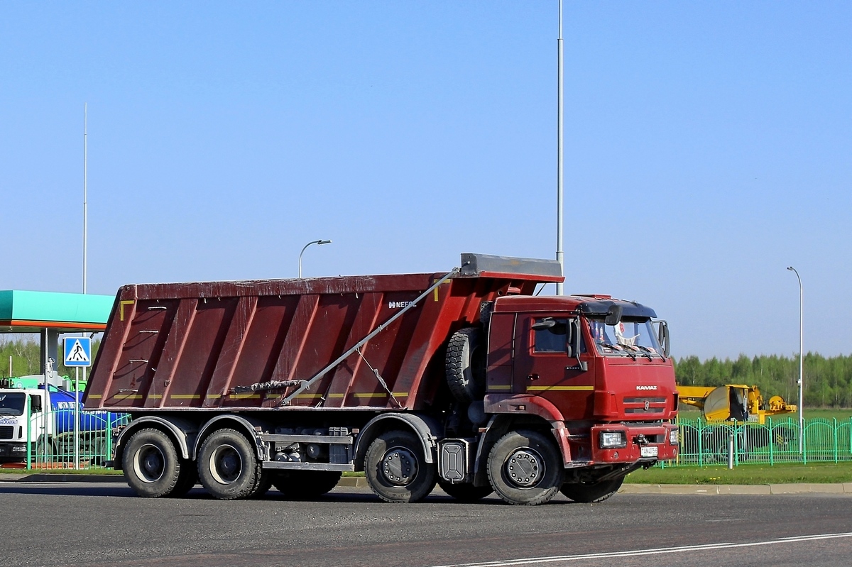 Могилёвская область, № АМ 4075-6 — КамАЗ-65201 (общая модель)