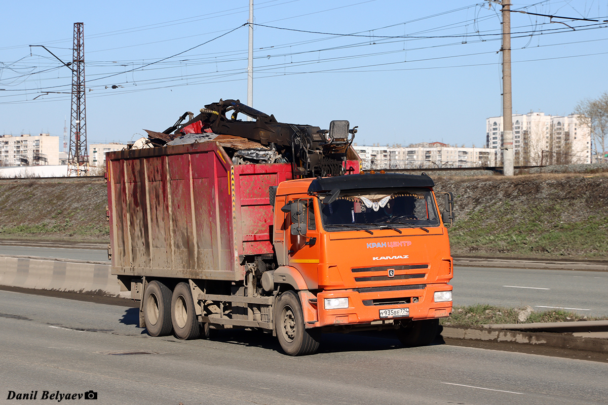 Челябинская область, № У 935 ВЕ 774 — КамАЗ-65115 (общая модель)