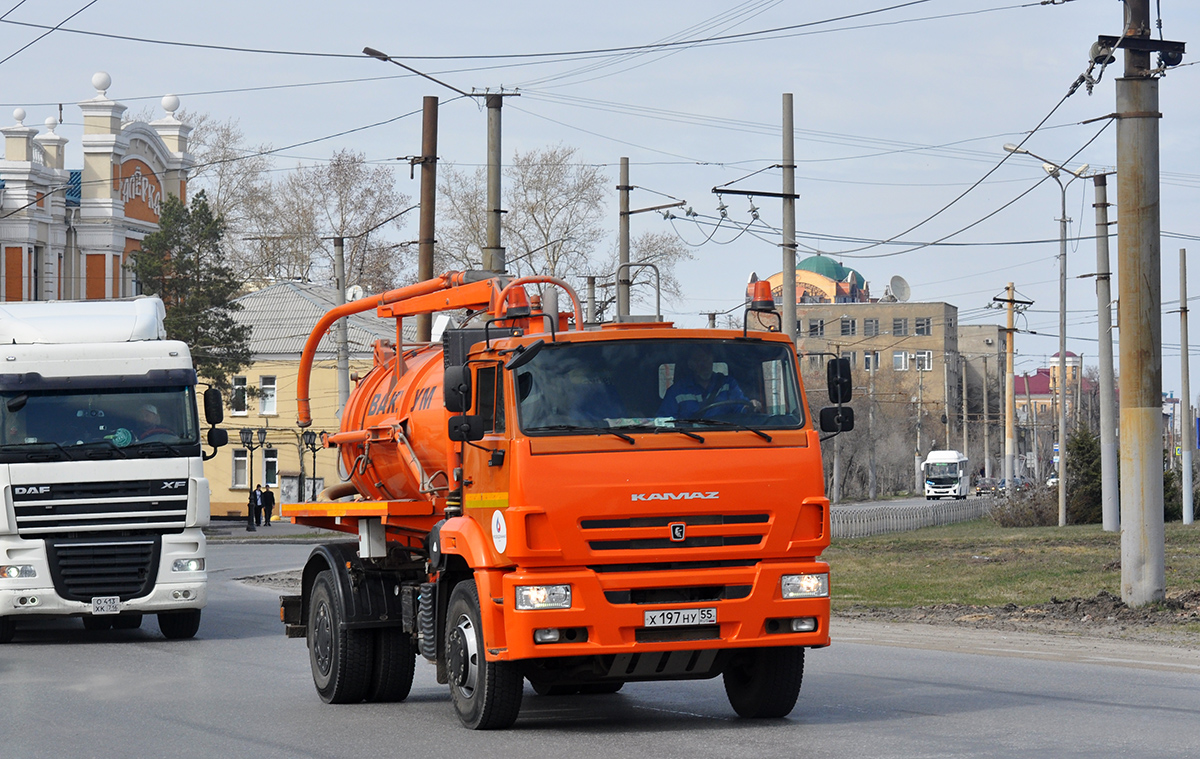 Омская область, № Х 197 НУ 55 — КамАЗ-53605-A5(48)