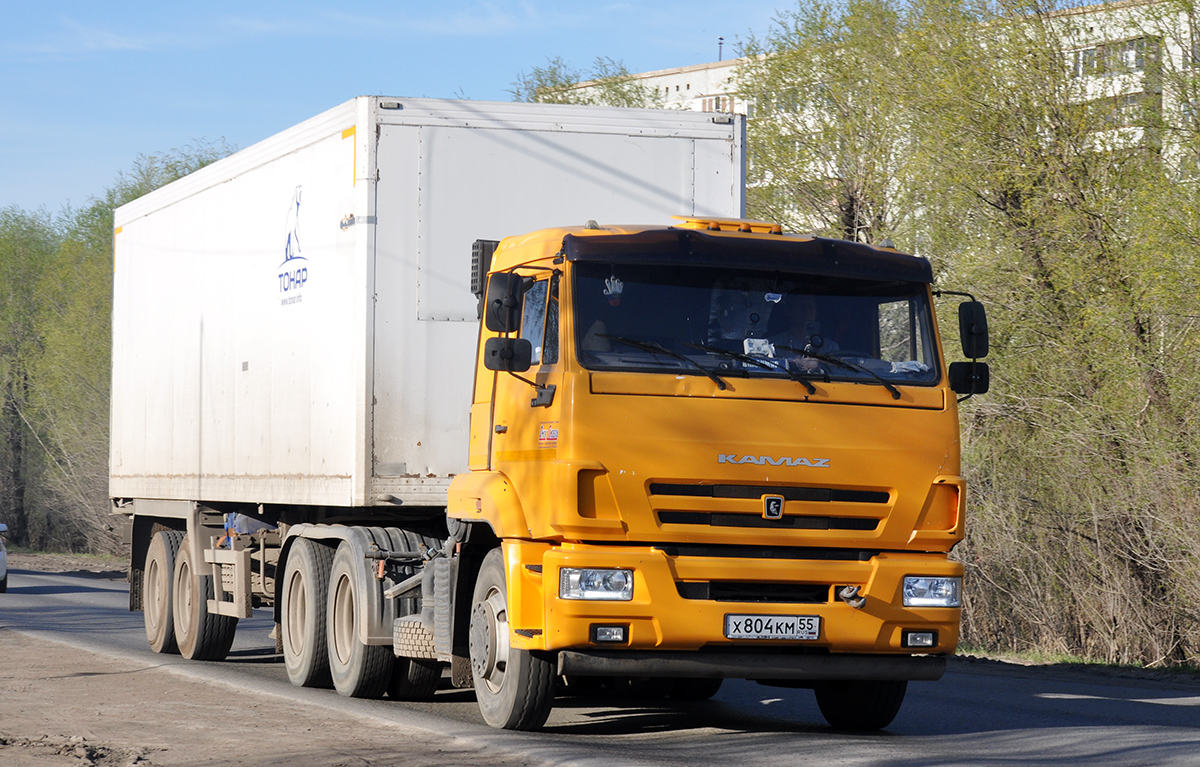 Омская область, № Х 804 КМ 55 — КамАЗ-65116-A5(48)