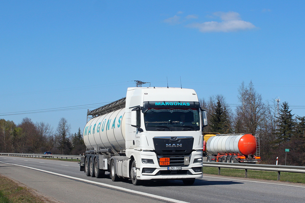 Литва, № LNO 708 — MAN TGX ('2020) 18.470