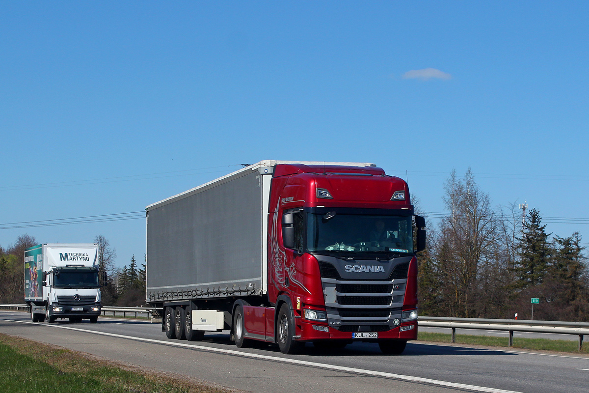 Литва, № KJL 252 — Scania ('2016) R450