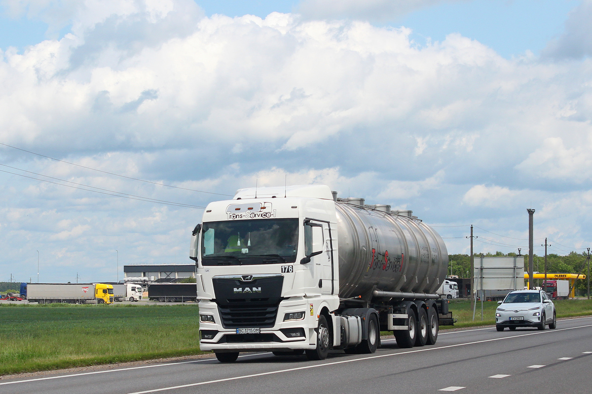 Львовская область, № 176 — MAN TGX ('2020) 18.480