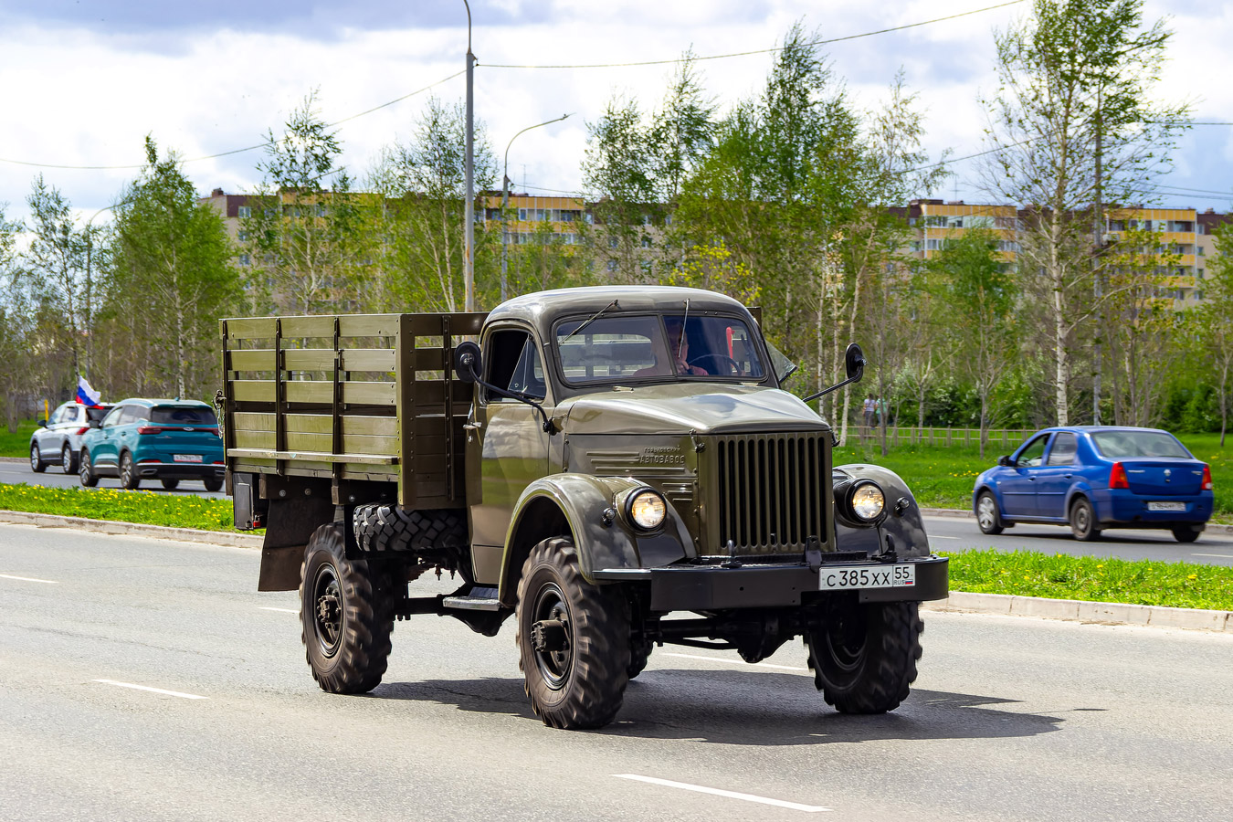 Омская область, № С 385 ХХ 55 — ГАЗ-63А