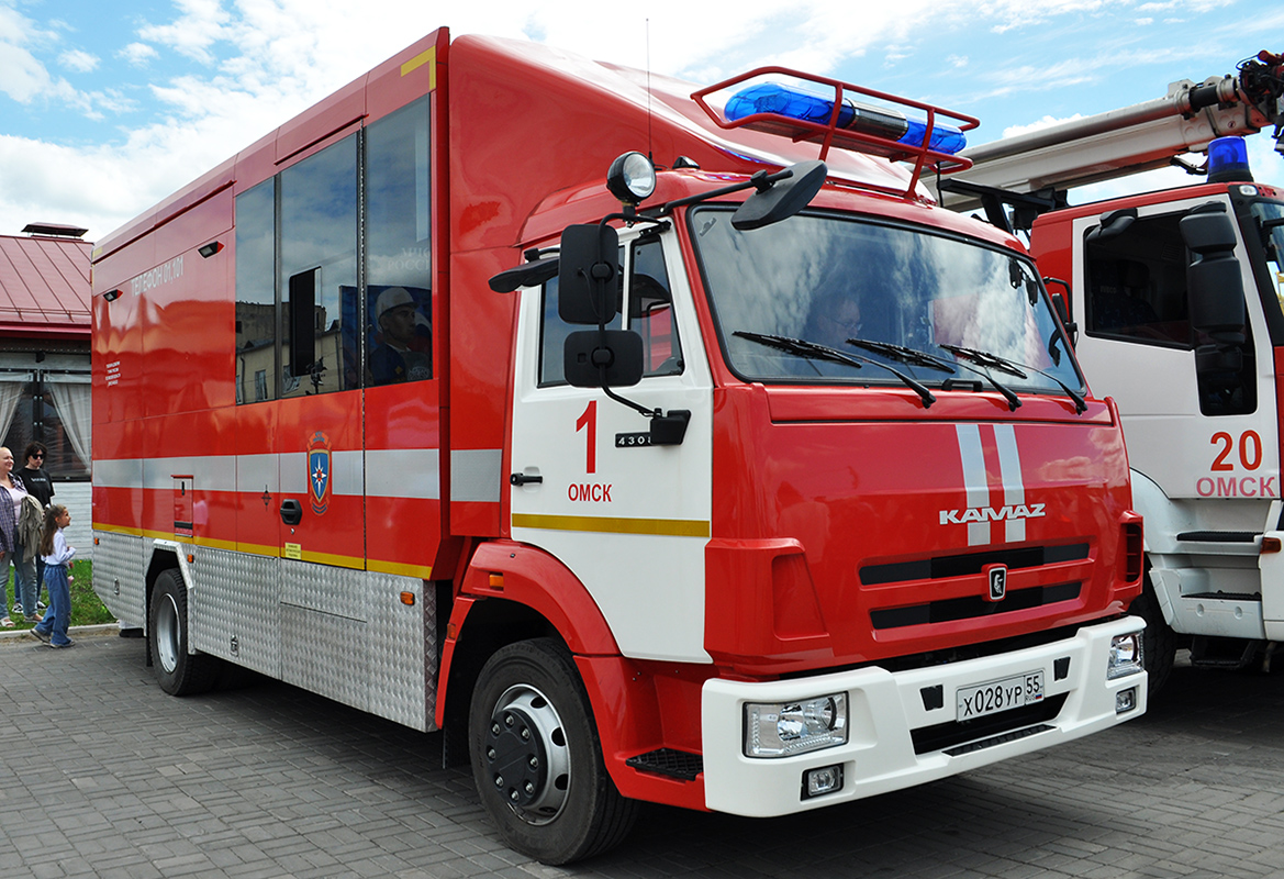 Омская область, № Х 028 УР 55 — КамАЗ-4308-G5(69)