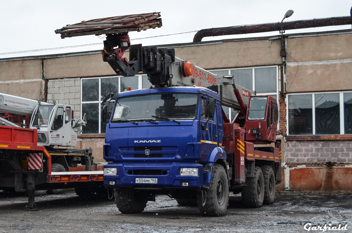 Кемеровская область, № У 554 МК 142 — КамАЗ-43118-24