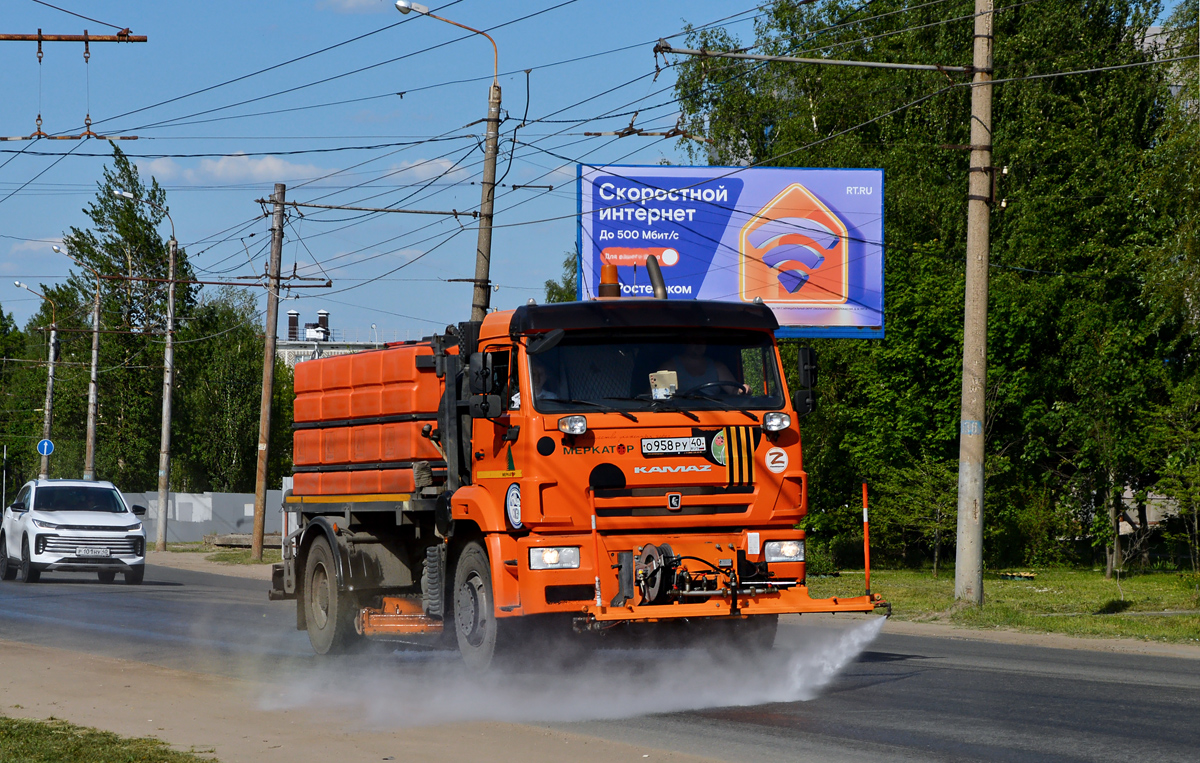 Калужская область, № О 958 РУ 40 — КамАЗ-53605-A5(48)