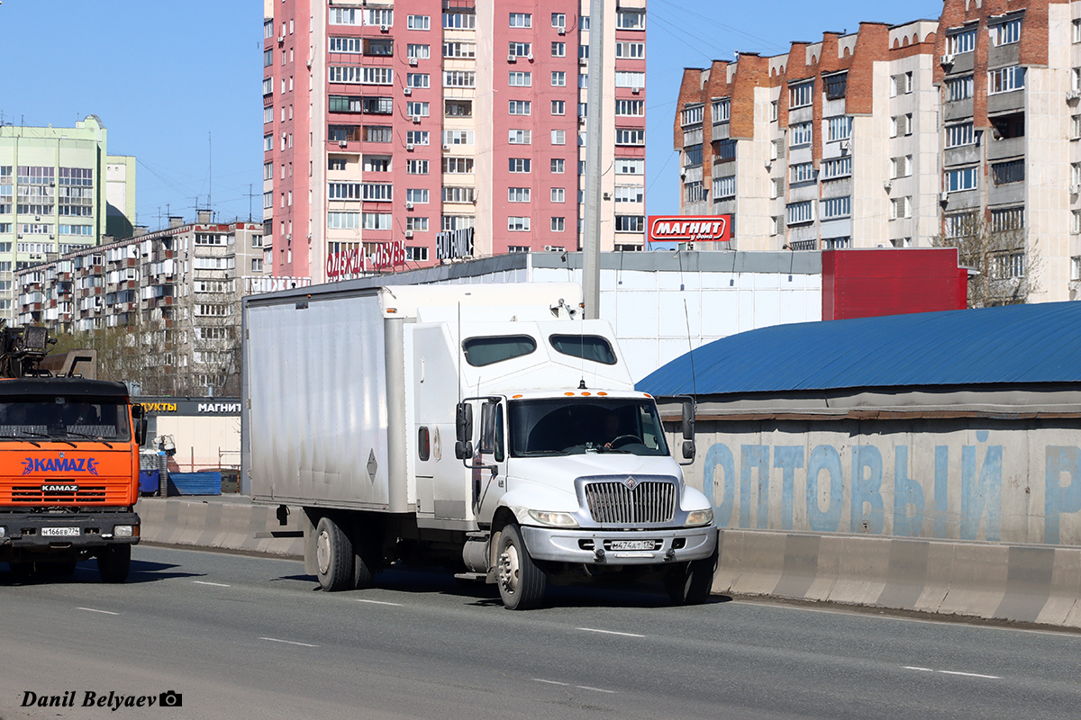 Челябинская область, № М 474 АТ 174 — International 4300