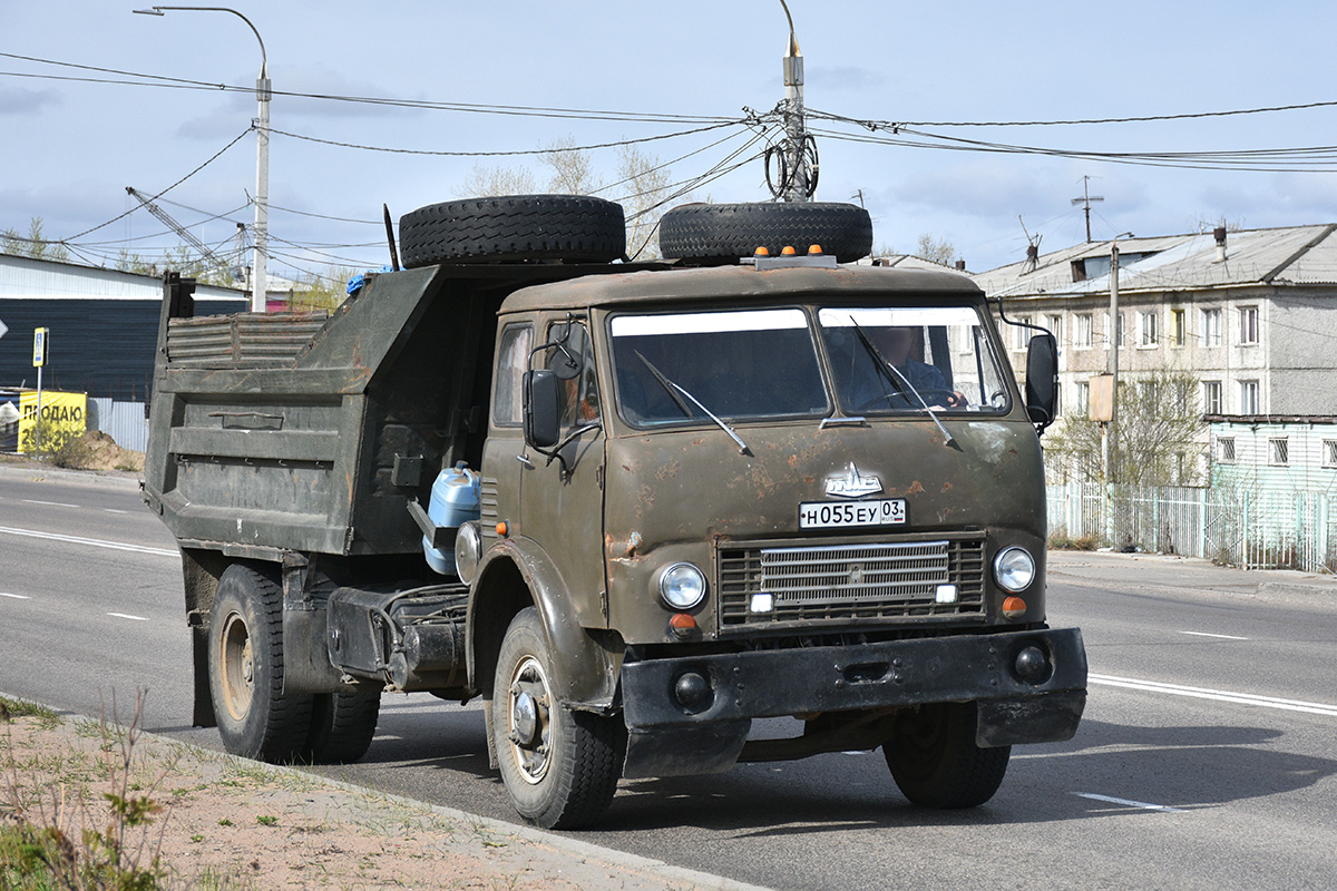 Бурятия, № Н 055 ЕУ 03 — МАЗ-500 (общая модель)