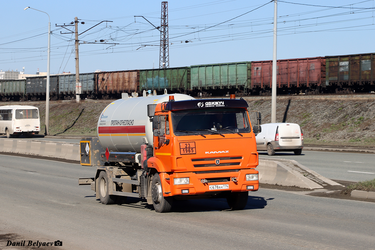 Челябинская область, № С 678 АН 774 — КамАЗ-43253 (общая модель)
